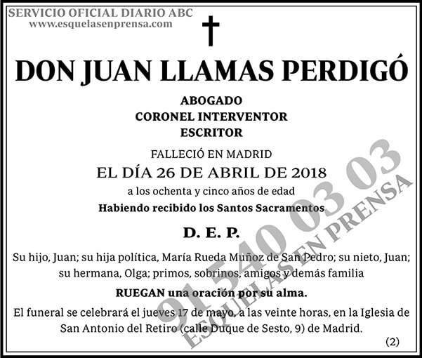Juan Llamas Perdigó